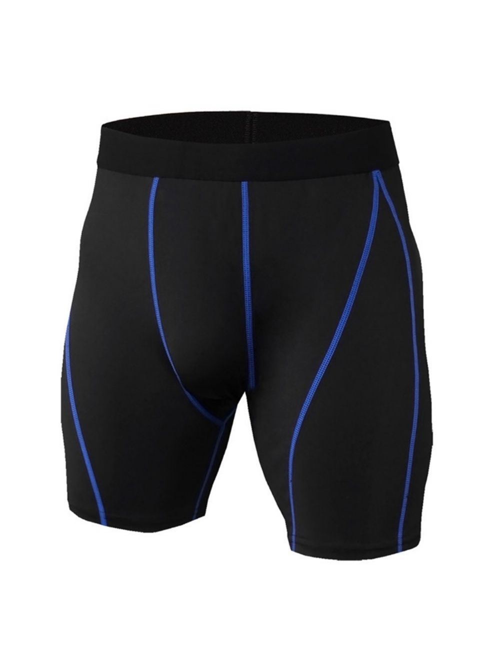 Short De Corrida Masculino Color Block Stripe Anti-Suor