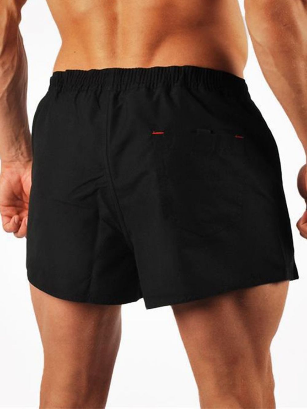 Short Masculino Esportivo De Verão Respirável De Secagem Rápida Com Estampa De Letras