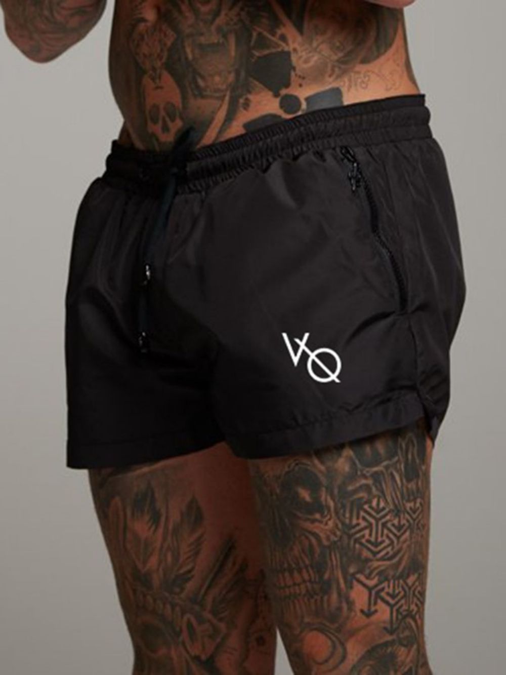 Shorts Masculinos De Secagem Rápida Letter Shorts Calças Esportivas