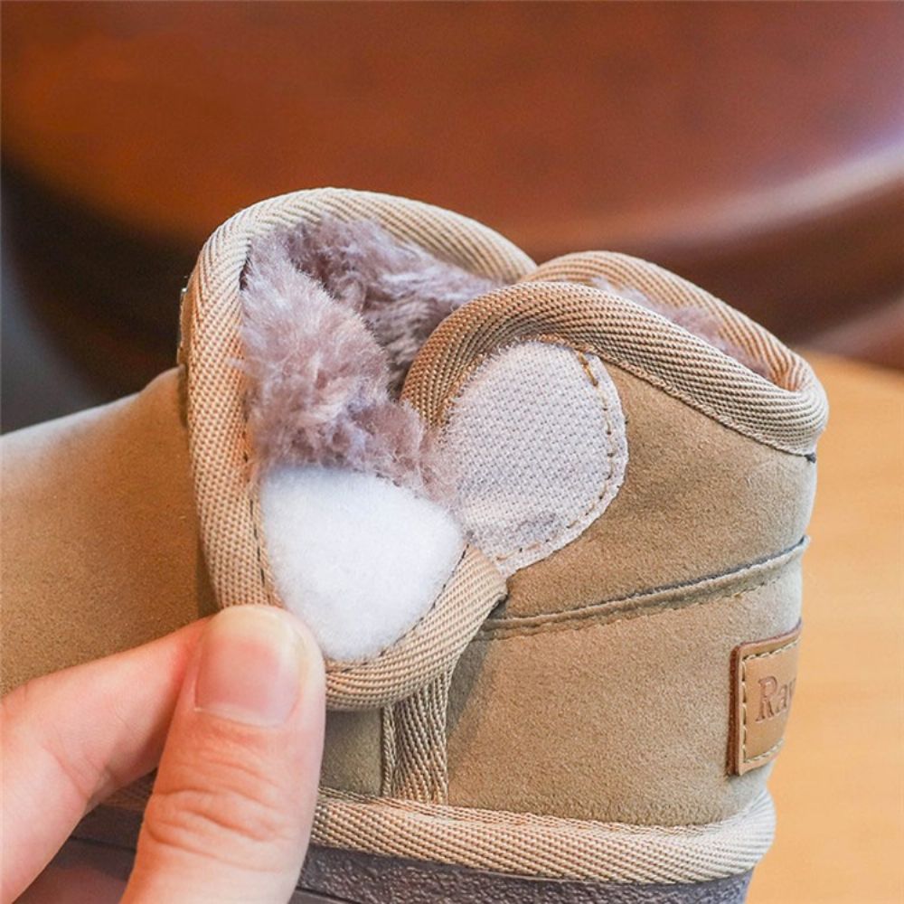 Botas De Neve Para Bebês Com Velcro