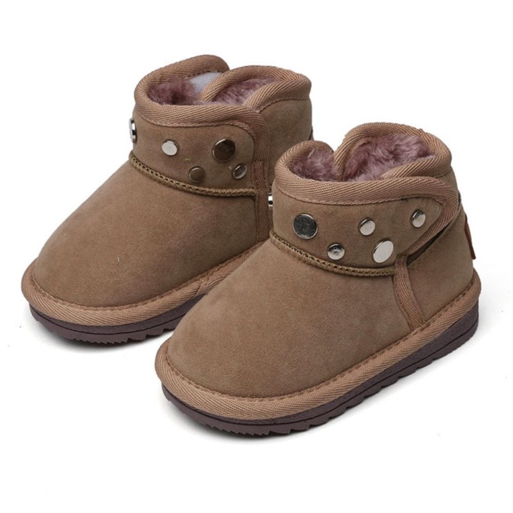 Botas De Neve Para Bebês Com Velcro