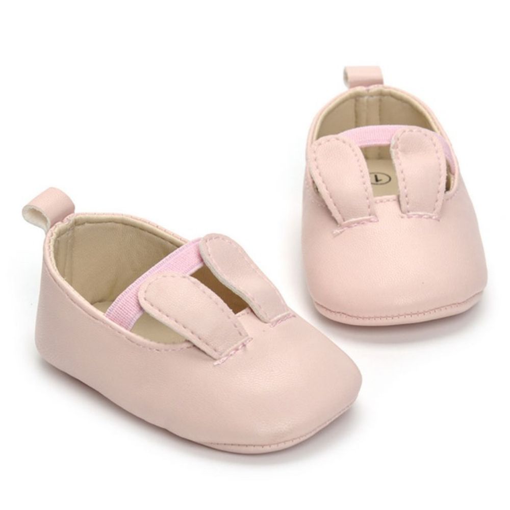 Sapatos De Bebê De Faixa Elástica Pu Simples Para Bebês