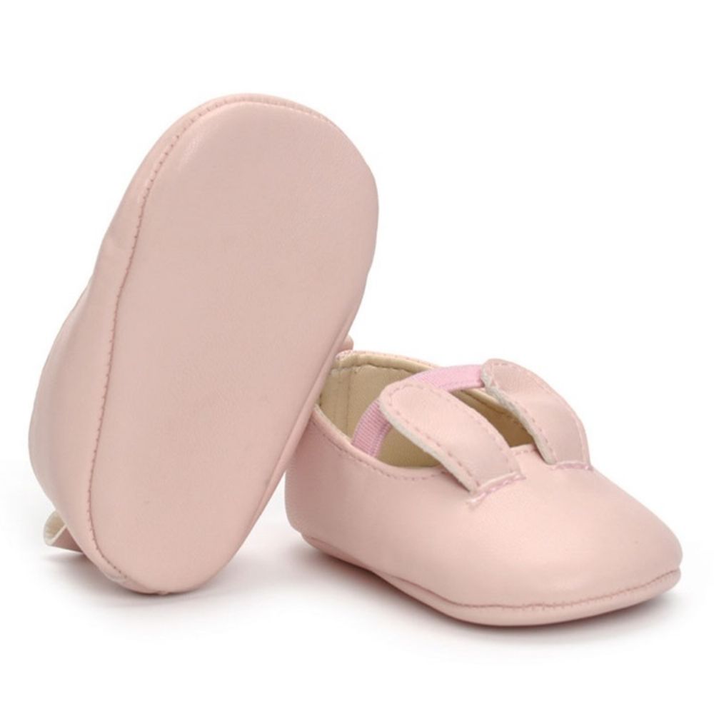 Sapatos De Bebê De Faixa Elástica Pu Simples Para Bebês