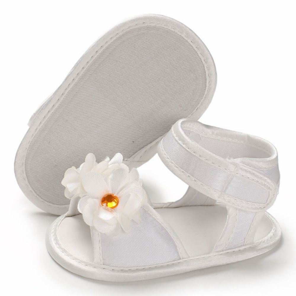 Sapatos De Bebê Florais 3D Com Velcro