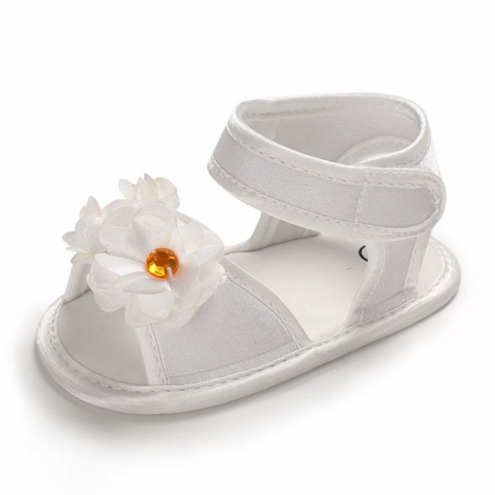 Sapatos De Bebê Florais 3D Com Velcro