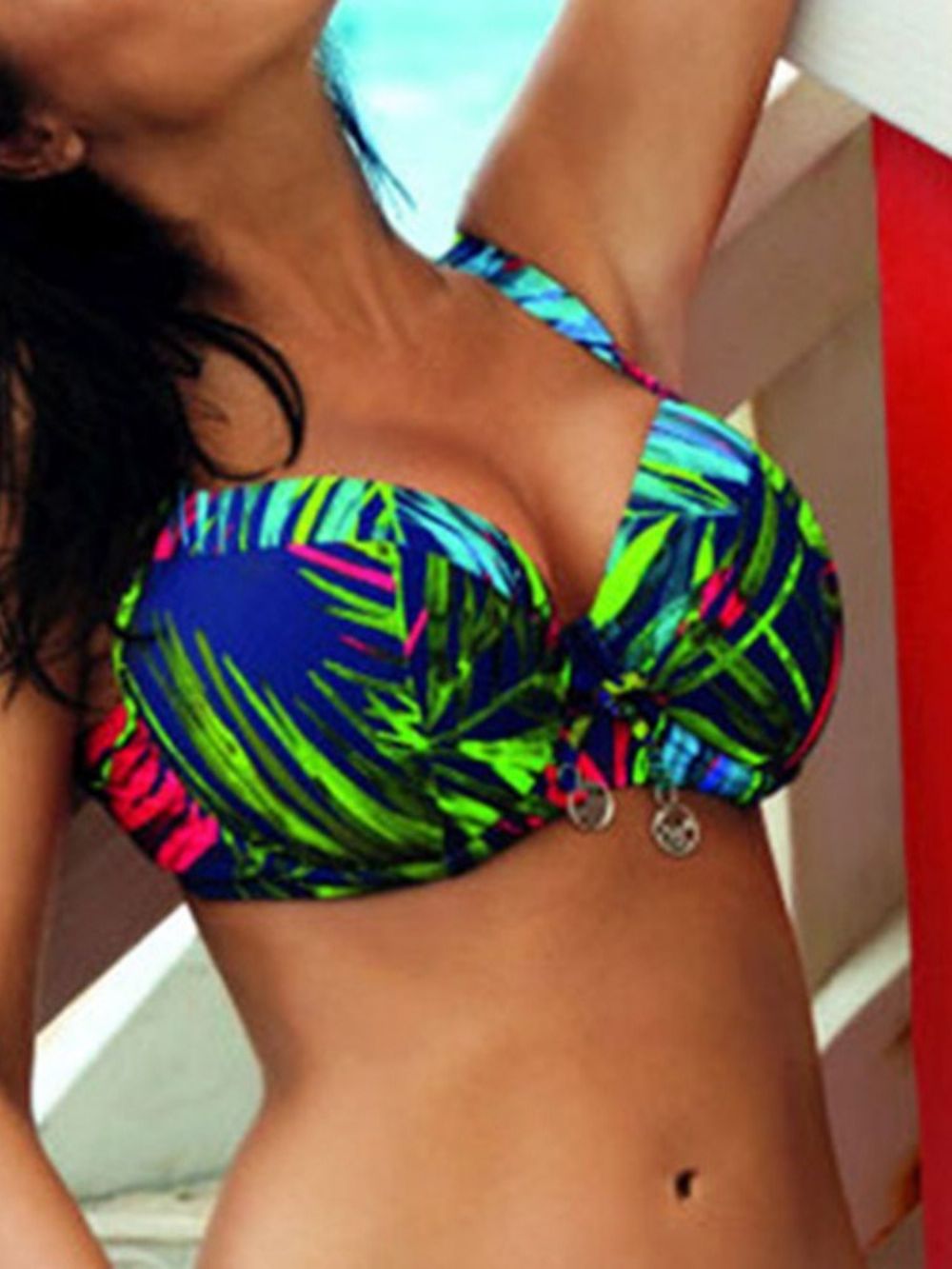 Conjunto De Banho Sexy Floral Biniki Com Estampa