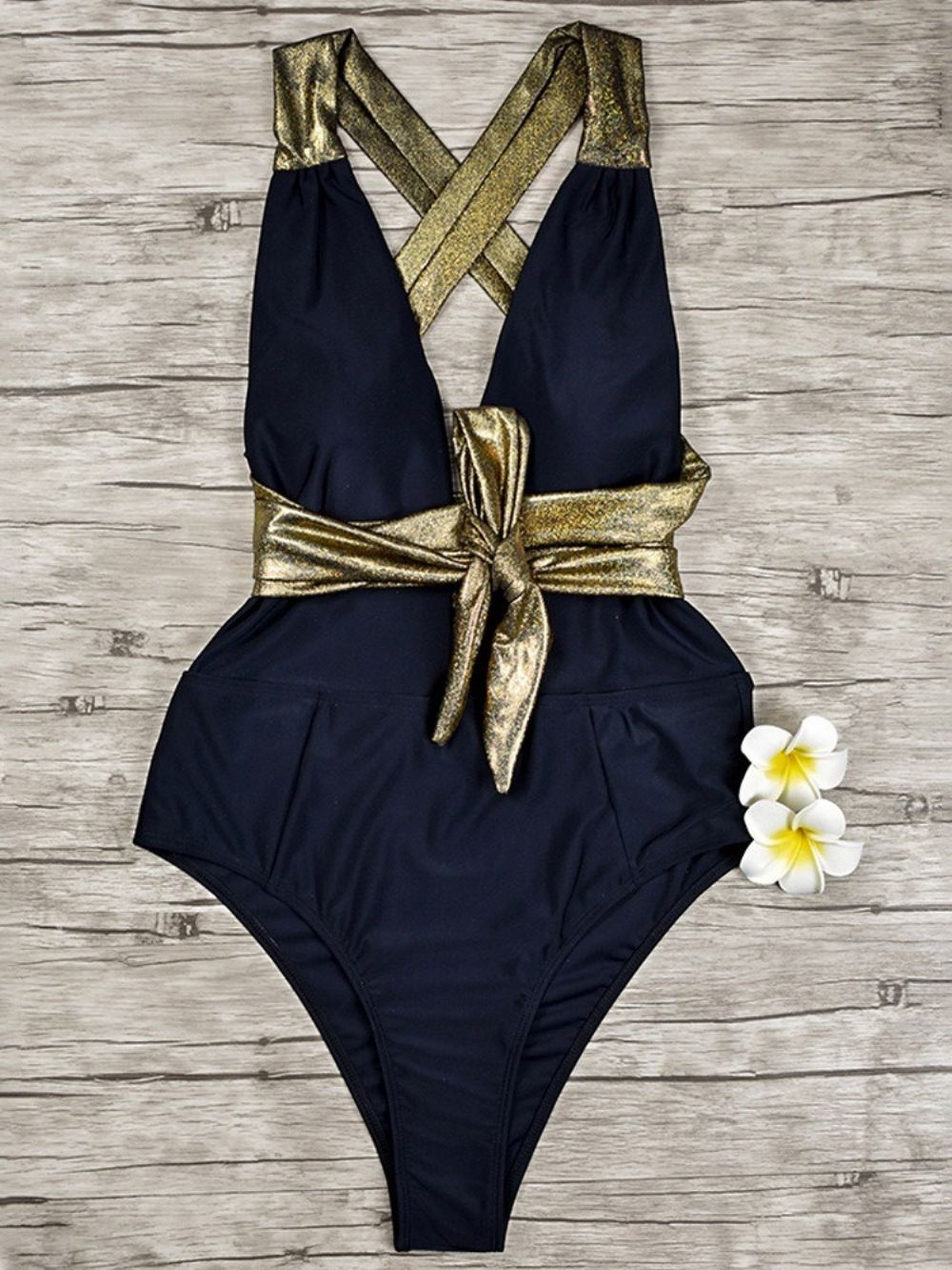 Conjunto De Banho Tankini Patchwork One Piece Color Block