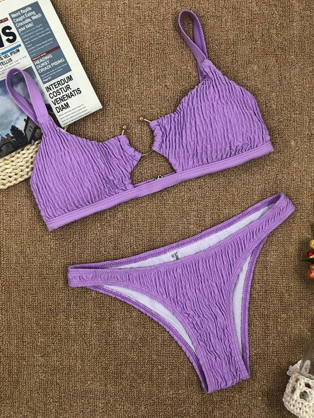 Conjunto De Biquíni Moda Praia Simples