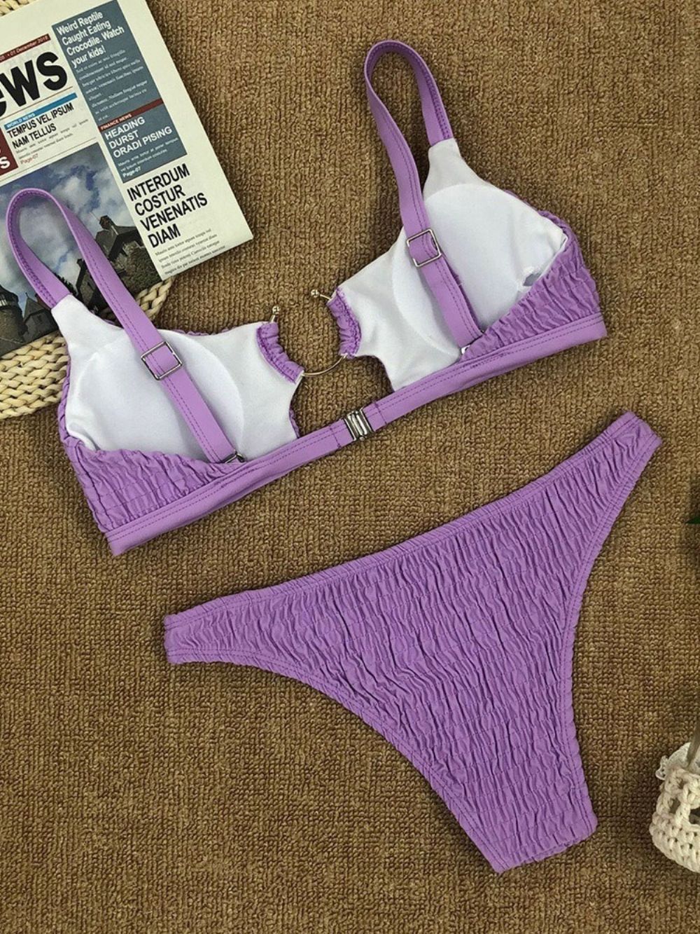 Conjunto De Biquíni Moda Praia Simples