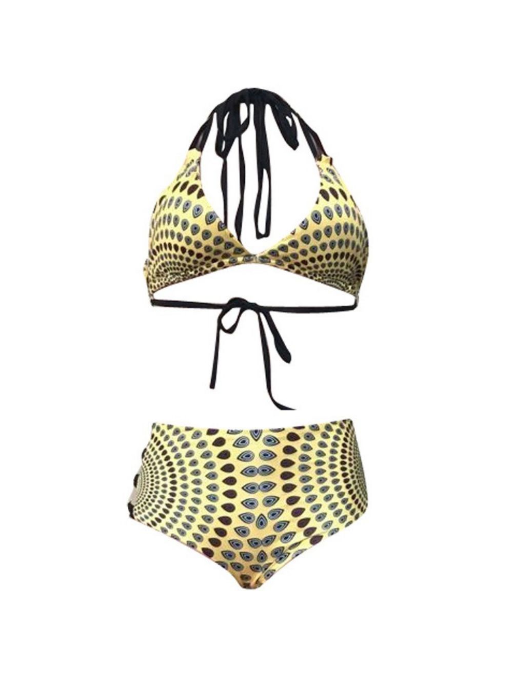 Conjunto Geométrico Tankini Moda Praia