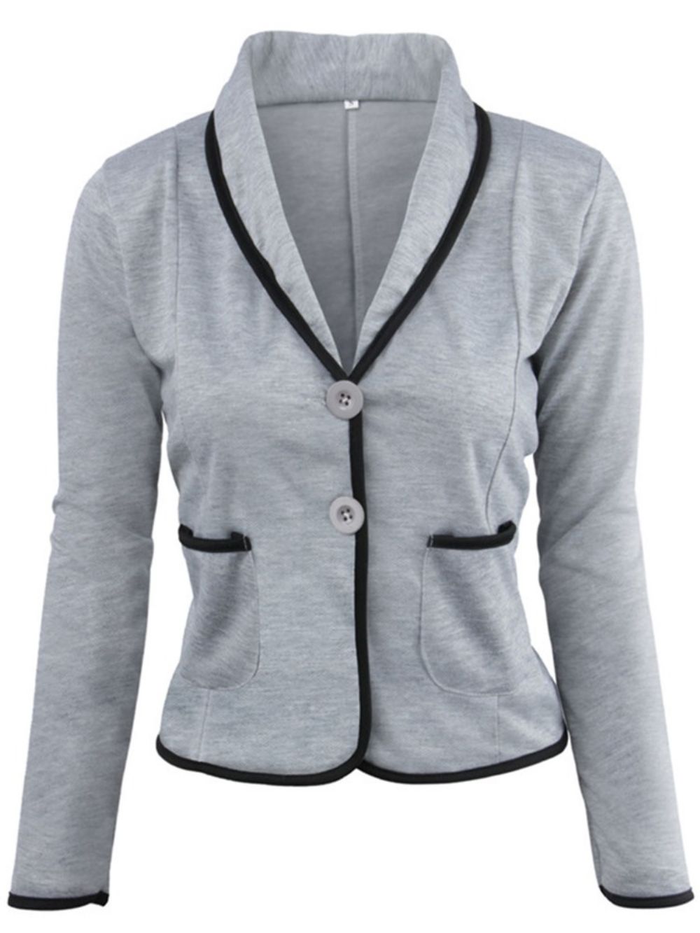 Blazer Feminino Casual De Outono Manga Longa Manga Simples