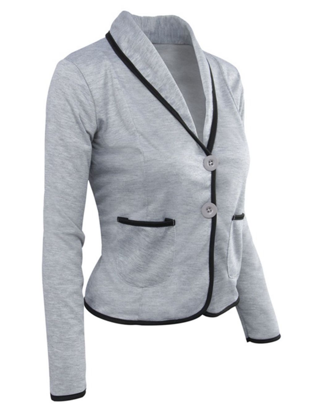 Blazer Feminino Casual De Outono Manga Longa Manga Simples