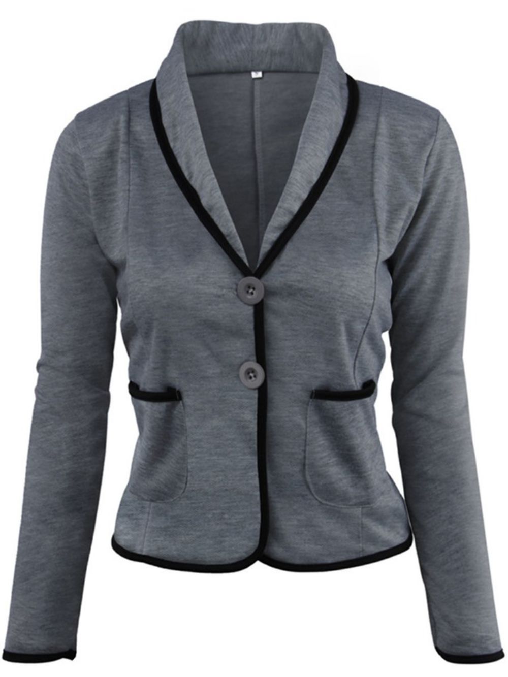 Blazer Feminino Casual De Outono Manga Longa Manga Simples