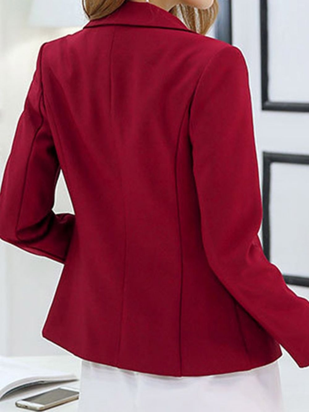 Blazer Simples Slim Feminino