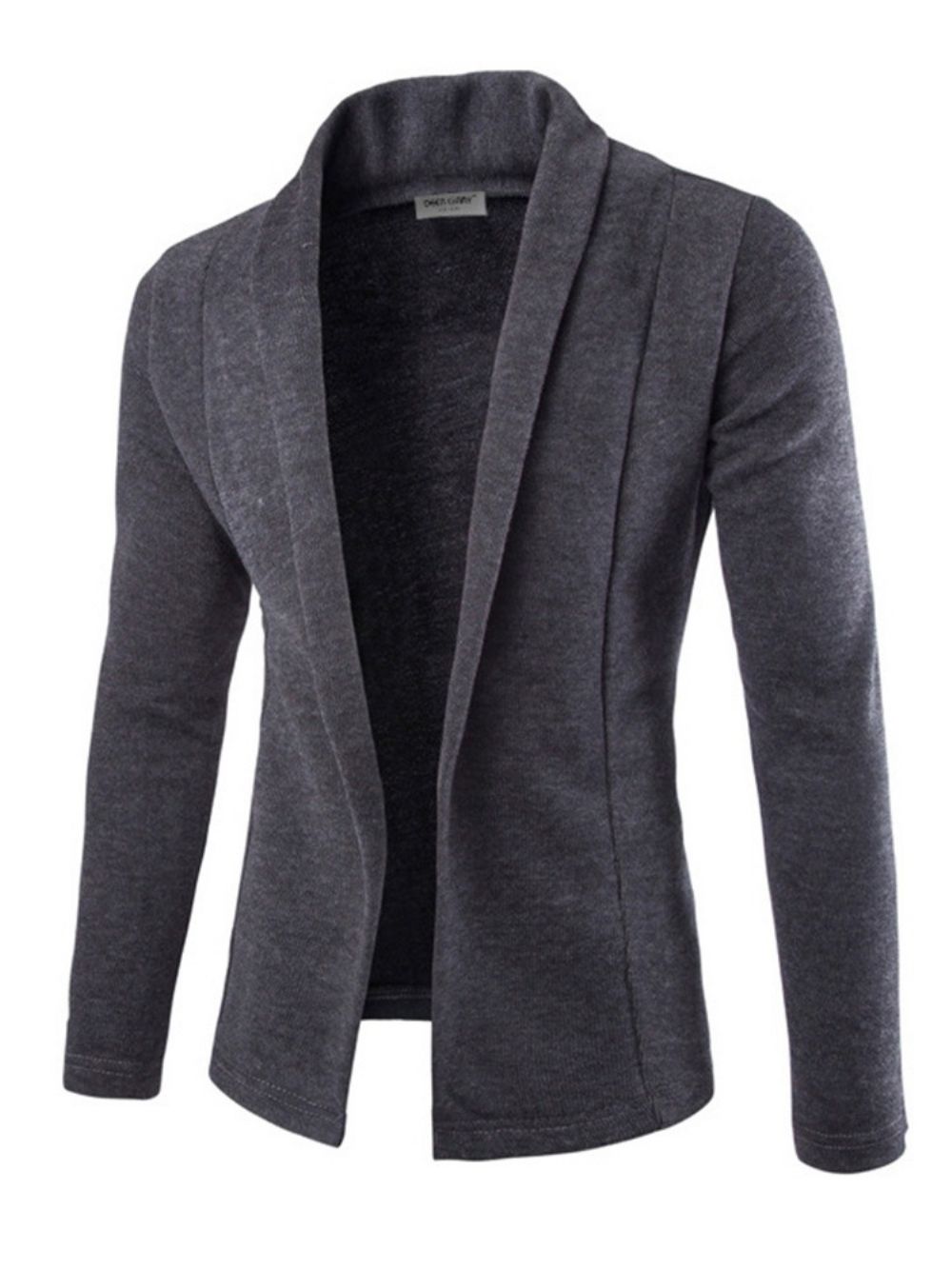 Suéter Lapel Standard Simples Casual Fall Slim