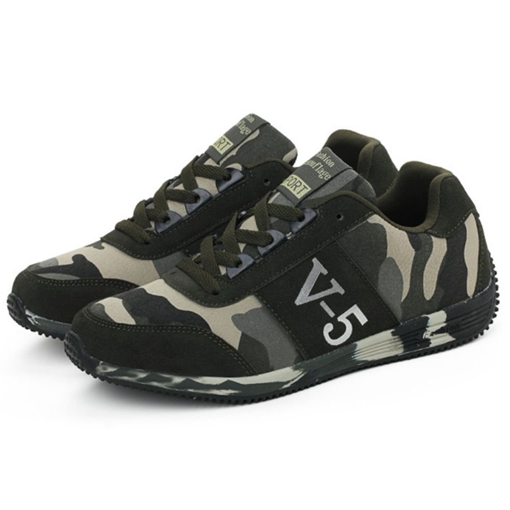 Sapatos Esportivos Masculinos De Camuflagem