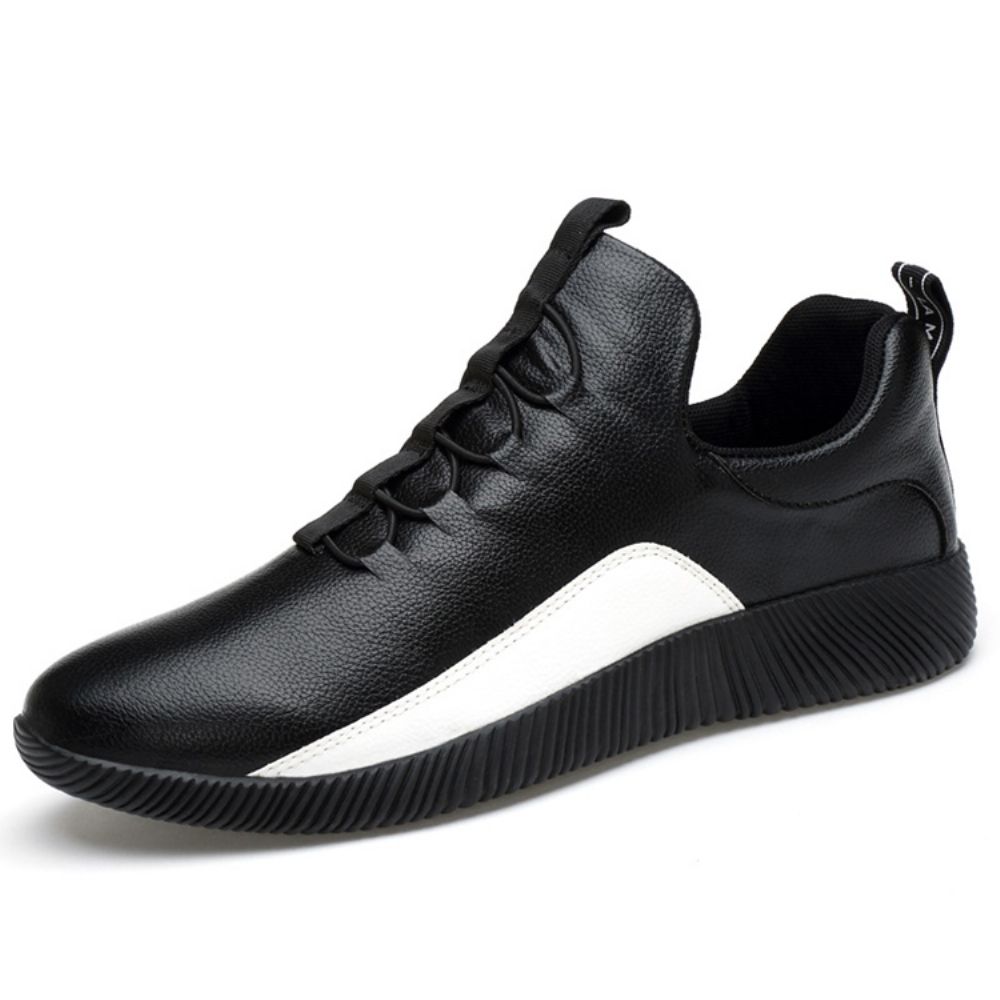 Tênis Masculino Casual Pu Slip-On