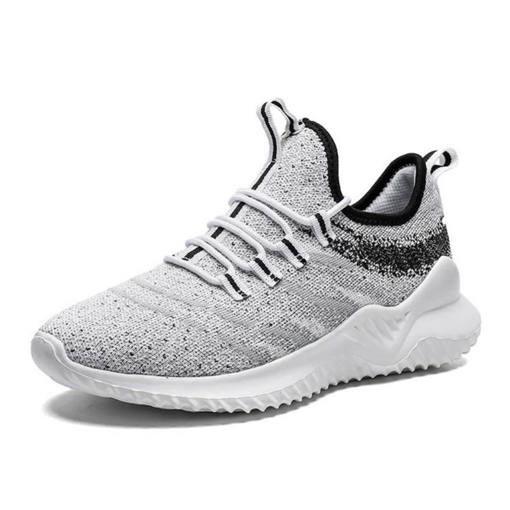 Tênis Masculino Com Cadarço E Cano Baixo Flyknit