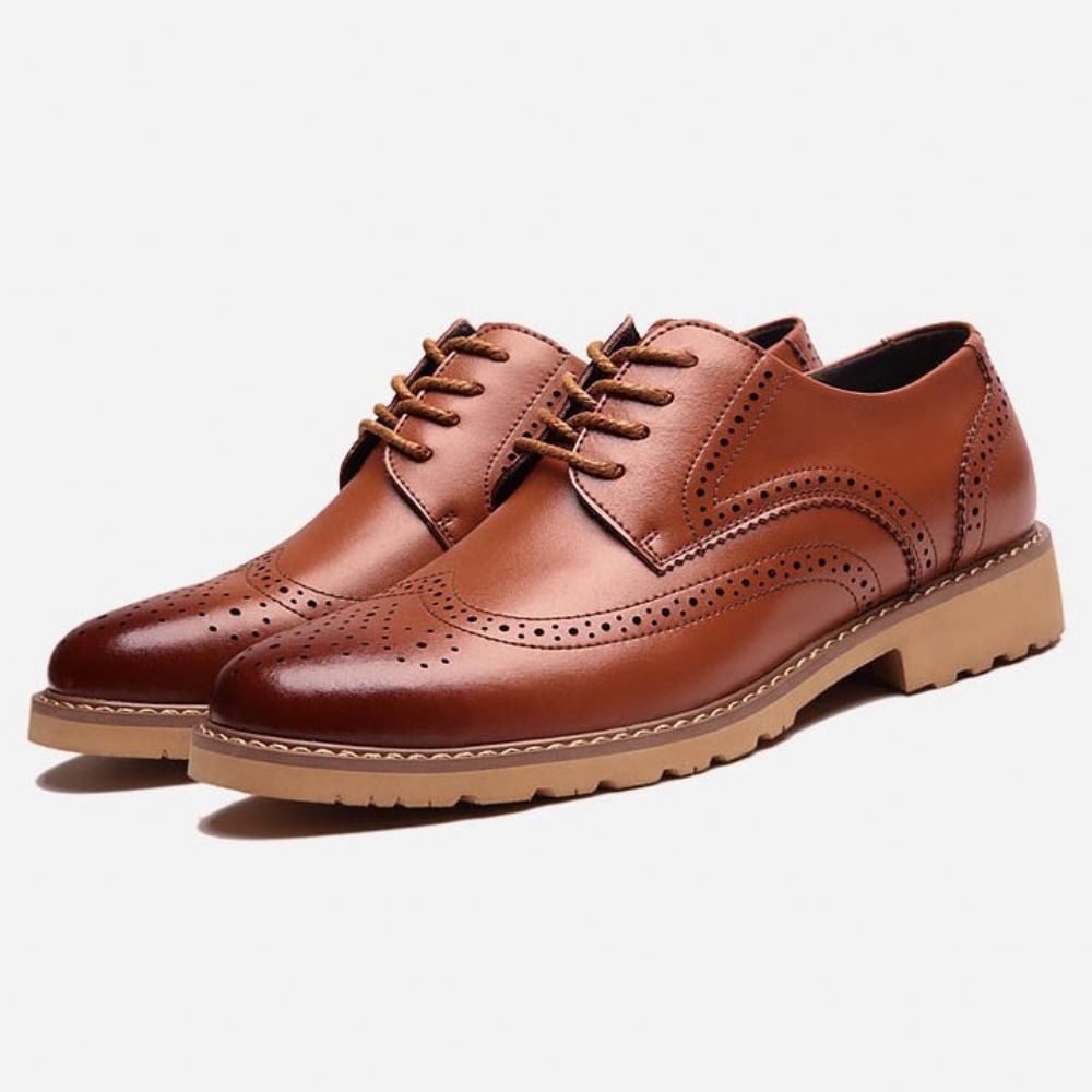 Novos Brogues Masculinos Com Cadarço