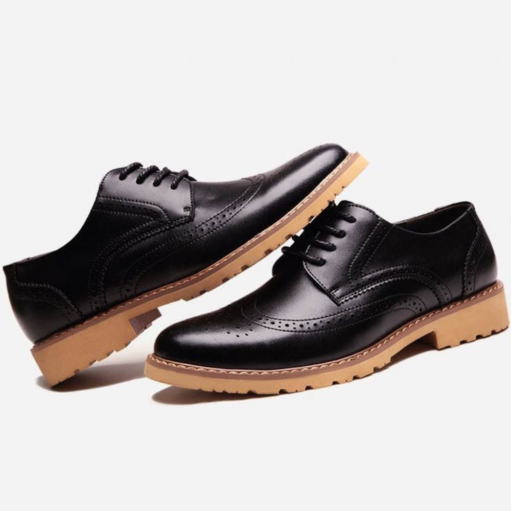 Novos Brogues Masculinos Com Cadarço