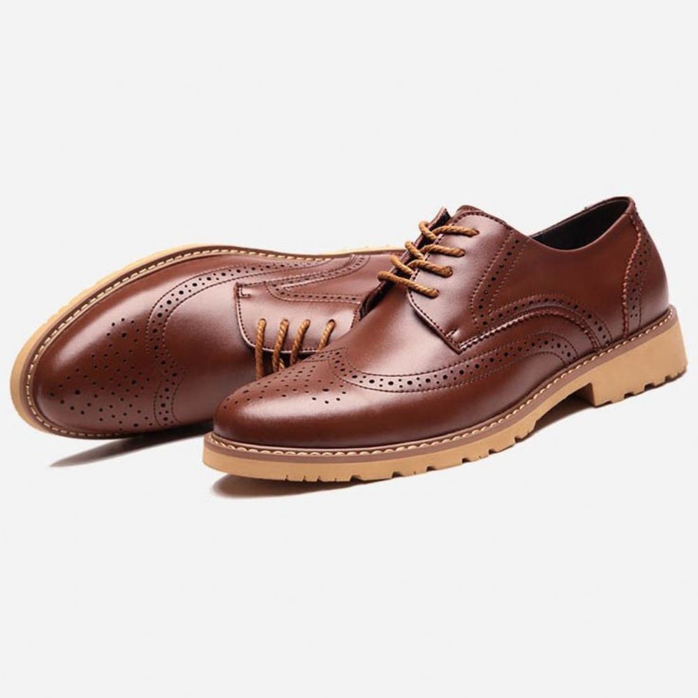 Novos Brogues Masculinos Com Cadarço