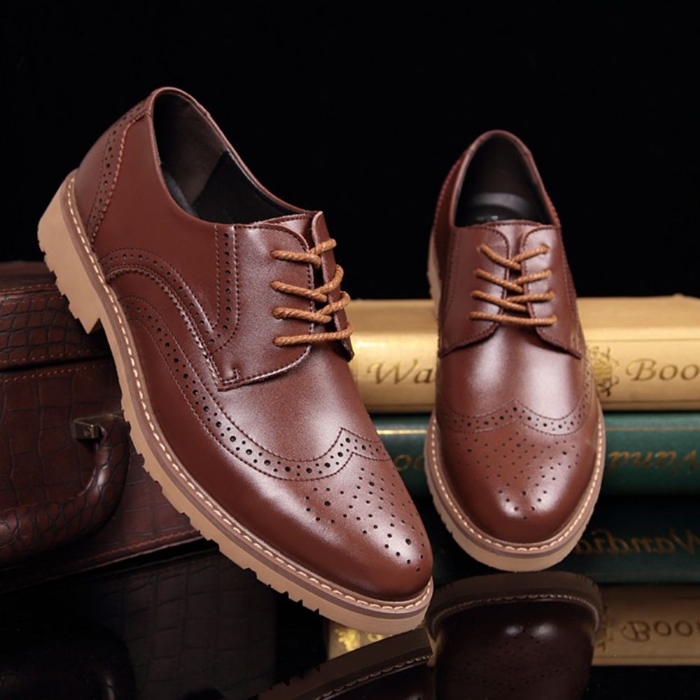 Novos Brogues Masculinos Com Cadarço