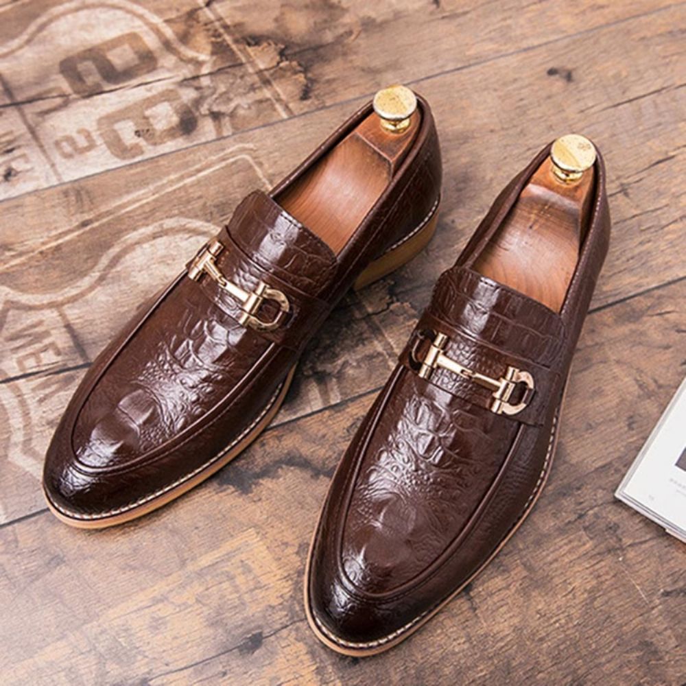 Oxfords Masculinos Com Corte Baixo E Lantejoulas