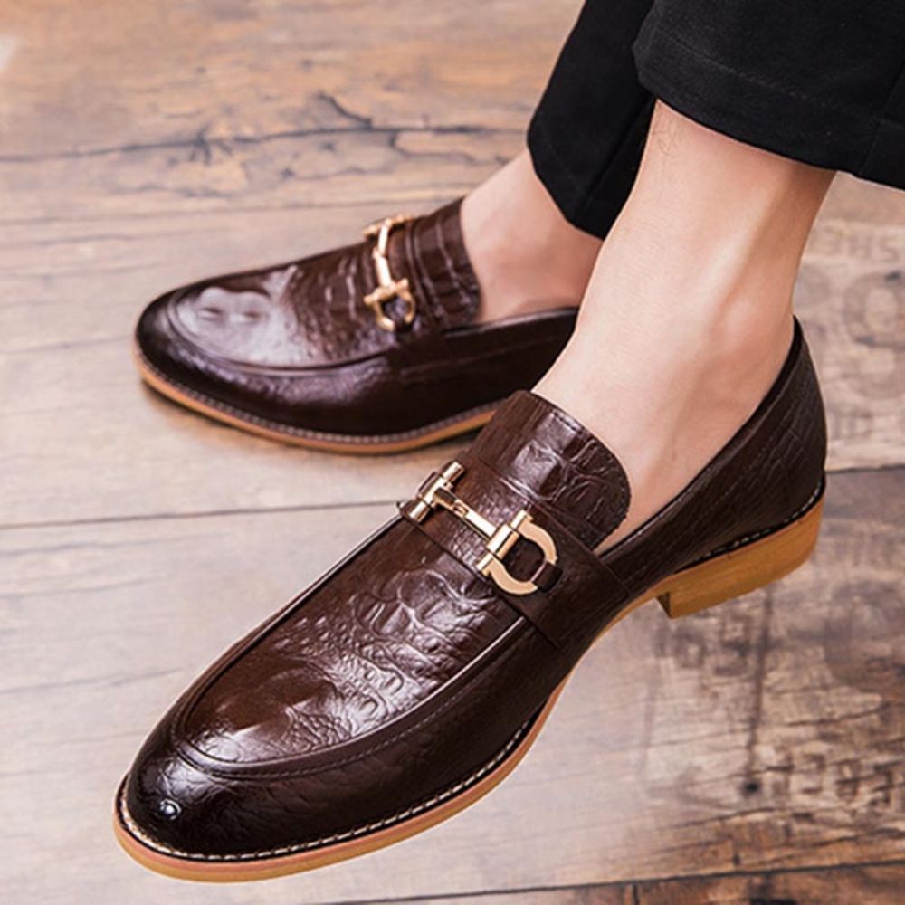 Oxfords Masculinos Com Corte Baixo E Lantejoulas