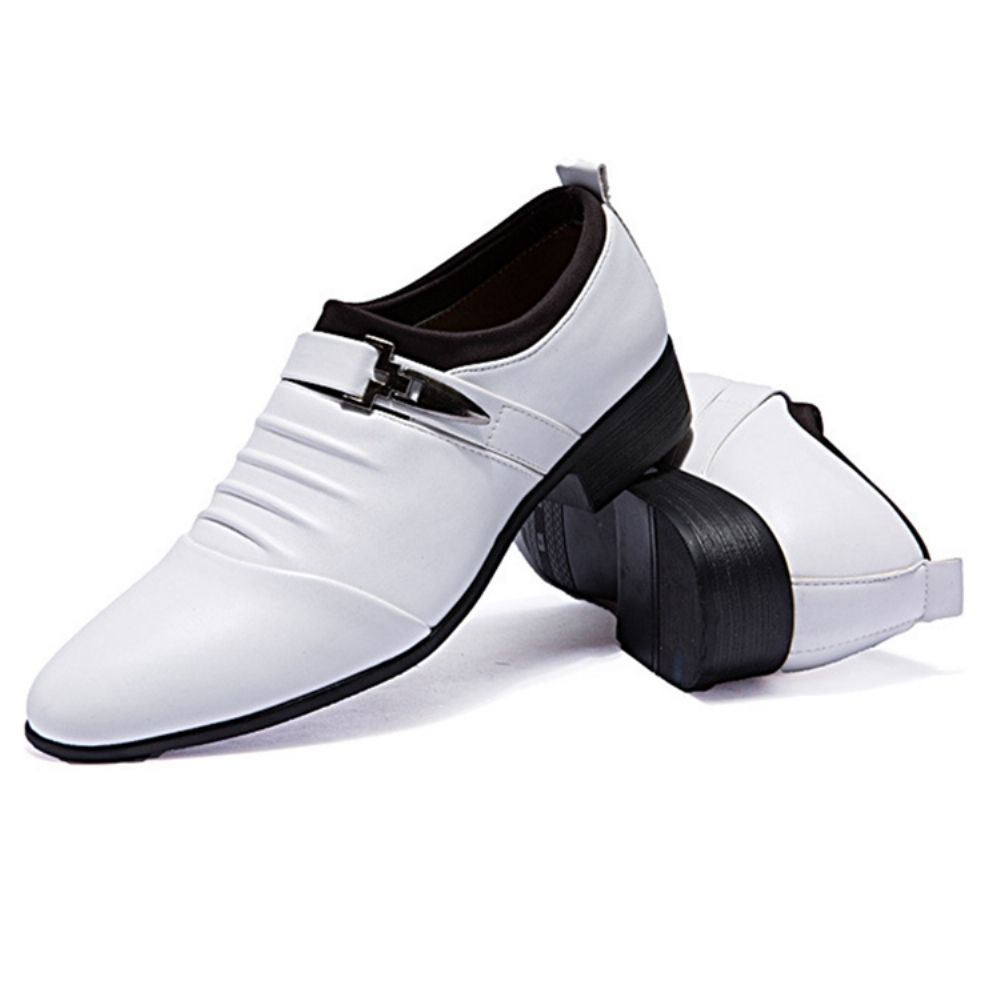 Oxfords Masculinos Simples Slip-On Populares