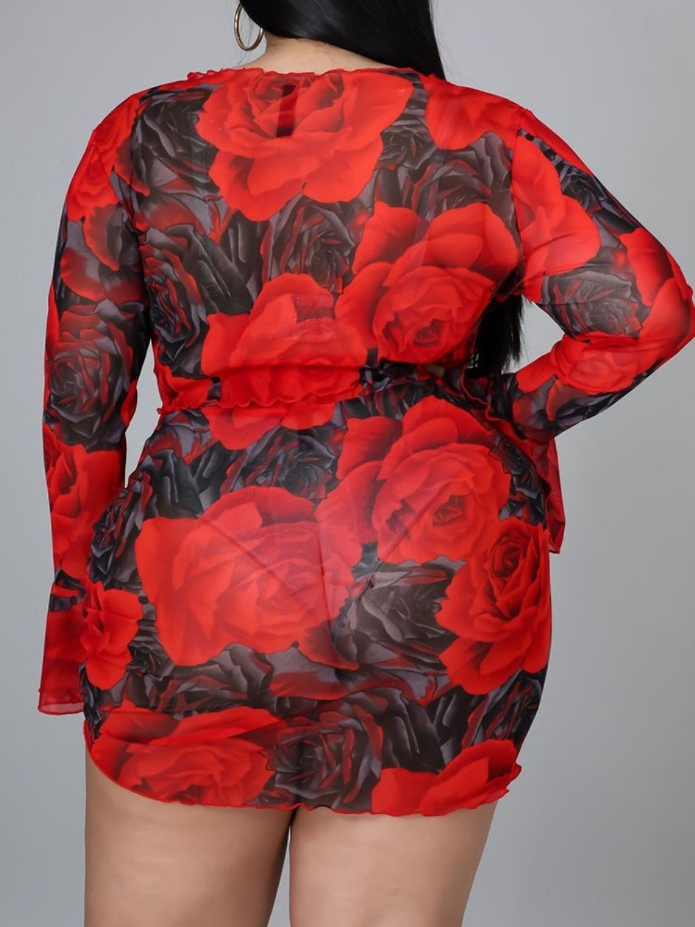 Saia Floral Sexy Bodycon Conjunto De Duas Peças Conjunto De Saia Feminina Plus Size