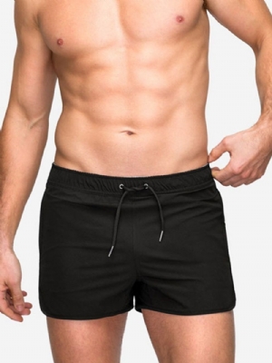 Short Masculino Casual Com Amarração E Cintura Média