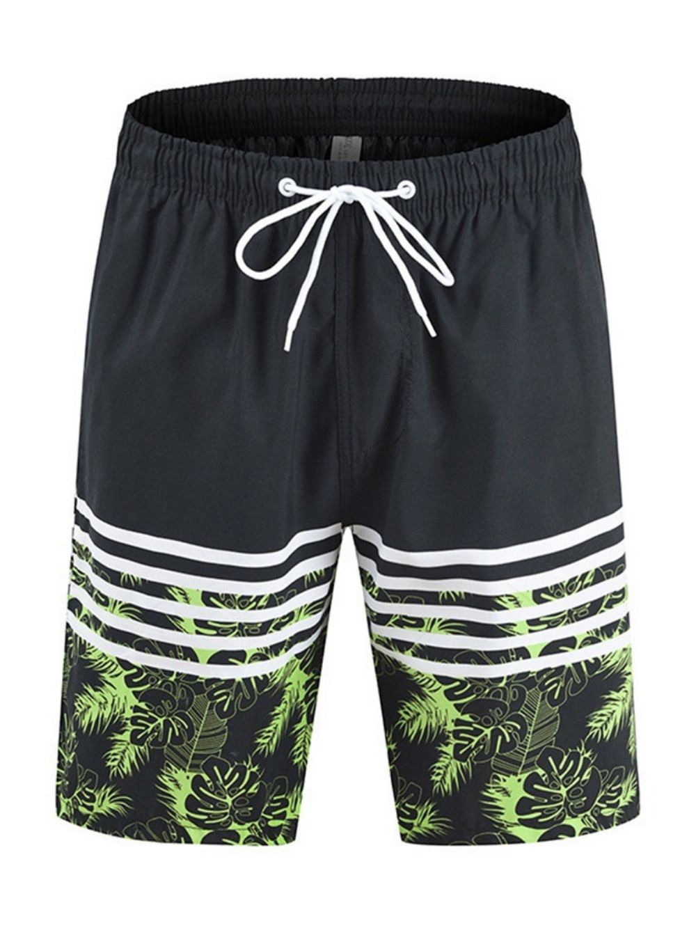 Short Masculino Casual Com Cadarço Da Planta