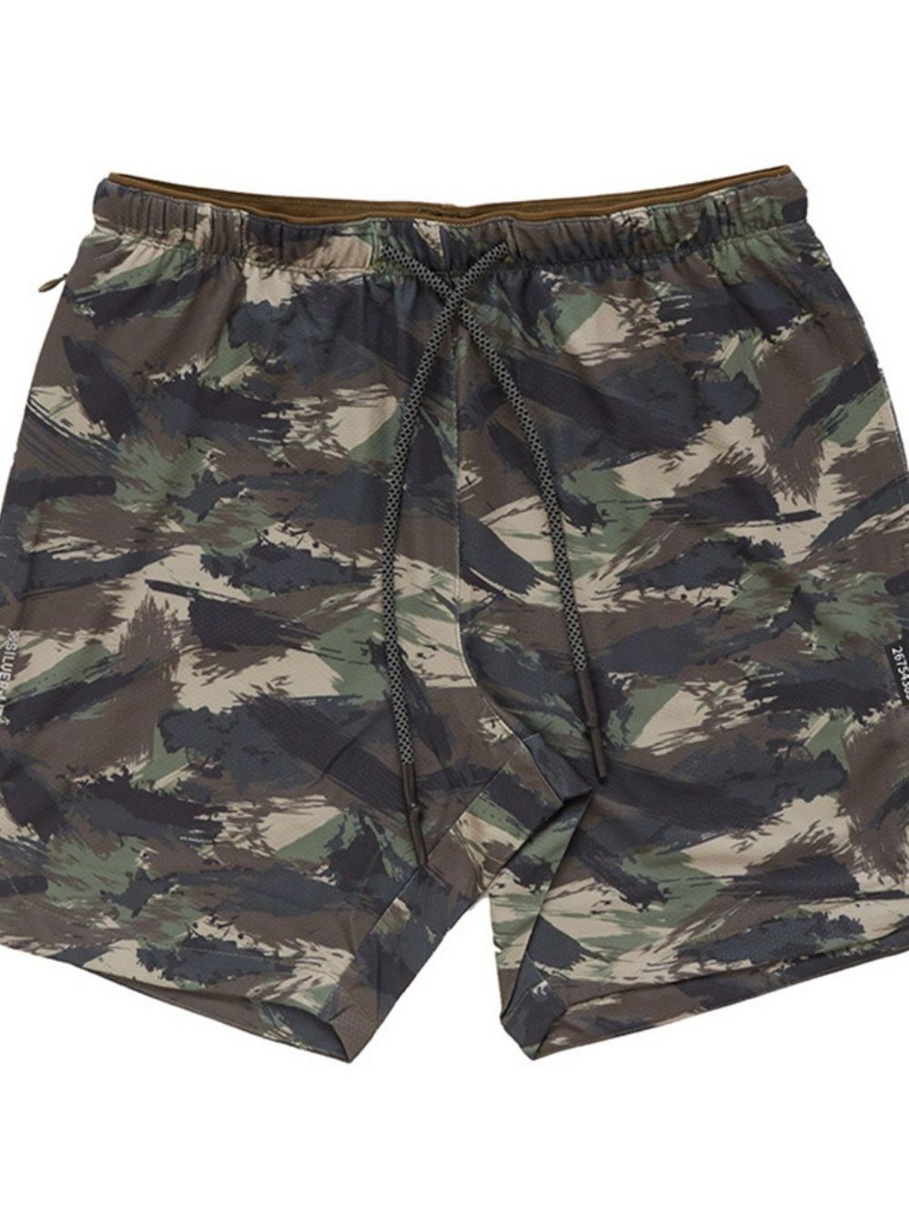 Short Masculino Casual Com Estampa De Camuflagem Slim E Cintura Média