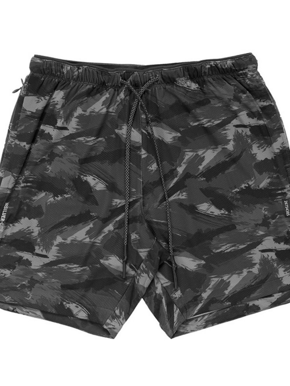 Short Masculino Casual Com Estampa De Camuflagem Slim E Cintura Média