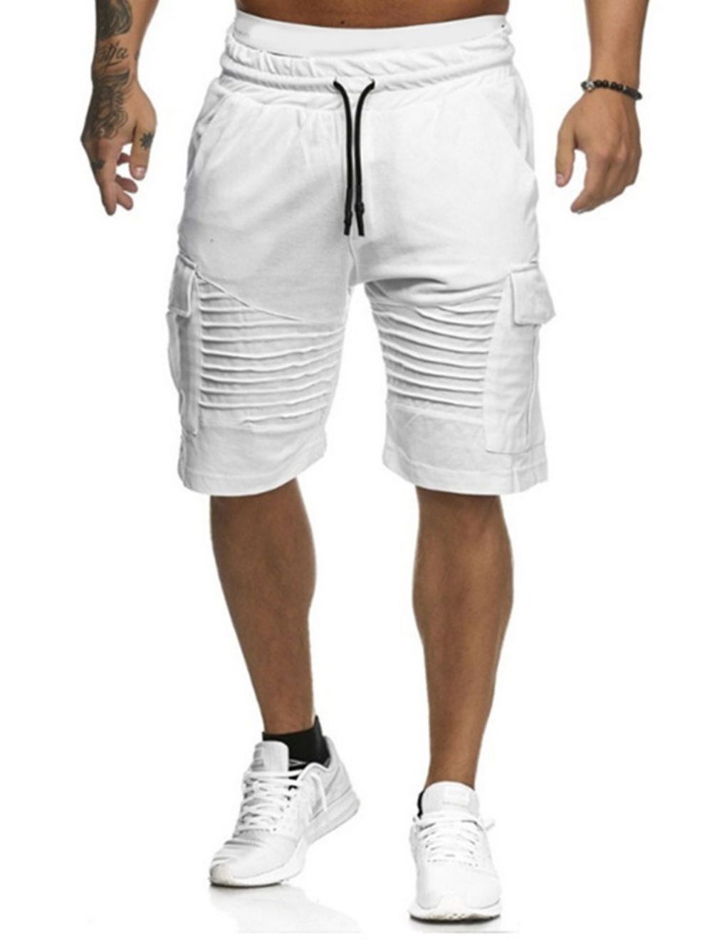 Short Masculino Casual Harém Solto Cintura Baixa Casual