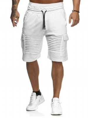 Short Masculino Casual Harém Solto Cintura Baixa Casual