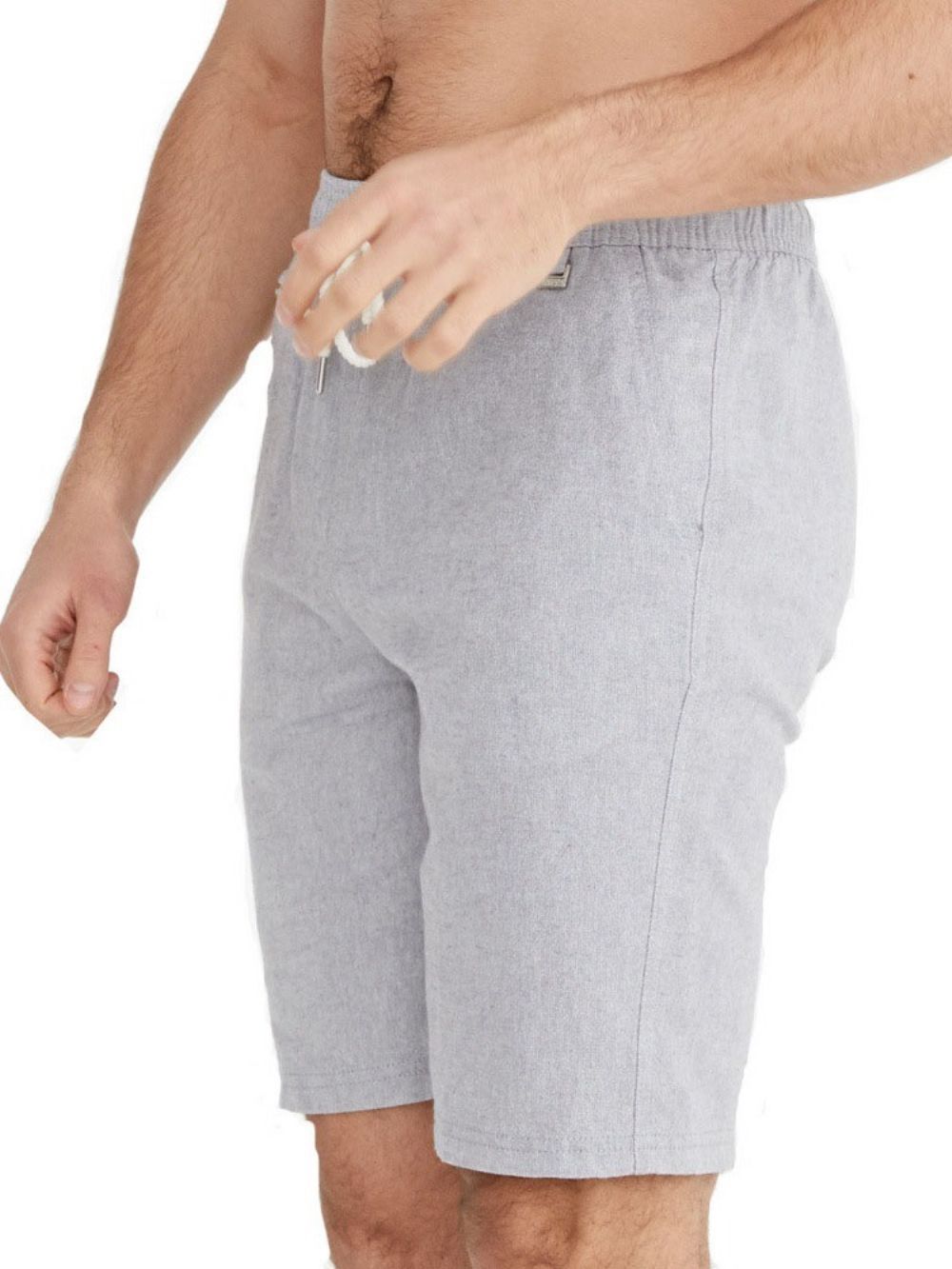 Shorts Casuais Masculinos Com Cadarço