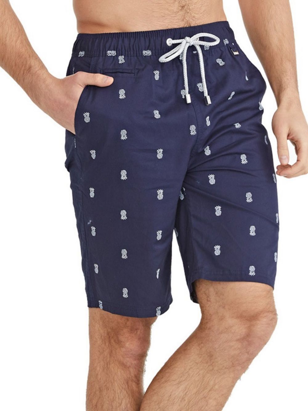 Shorts Casuais Masculinos Estampados