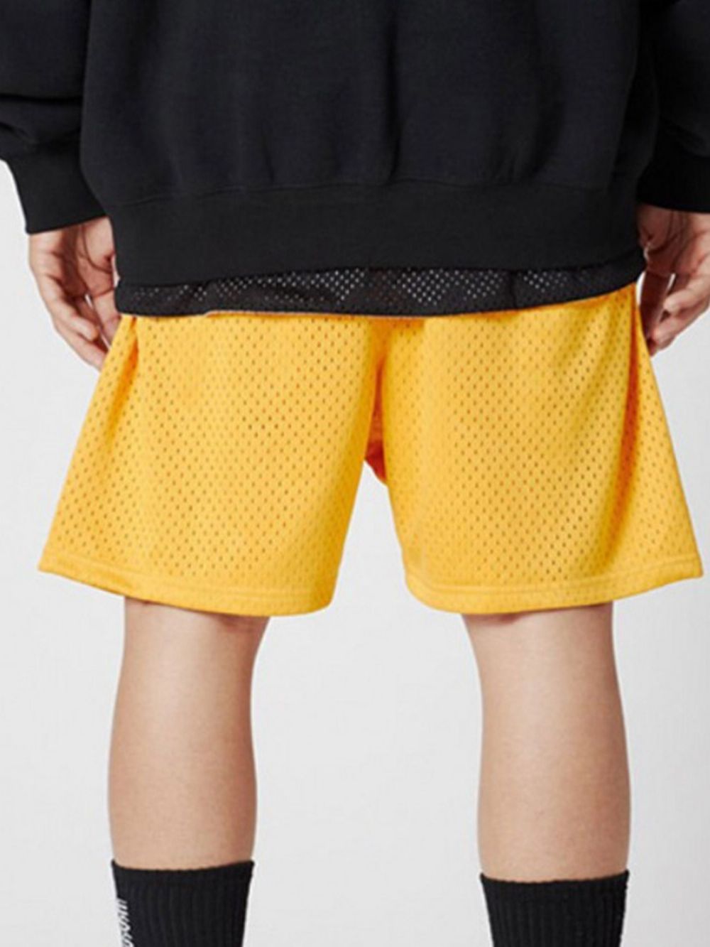 Shorts Esportivos Lisos Com Cadarço Com Cadarço