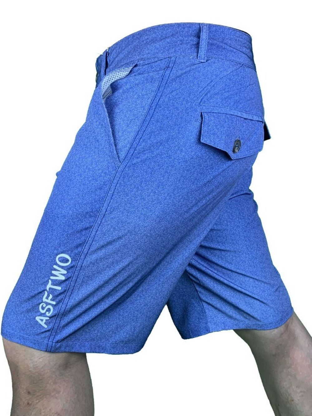 Shorts Masculinos Simples Com Botões Soltos