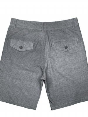 Shorts Masculinos Simples Com Botões Soltos