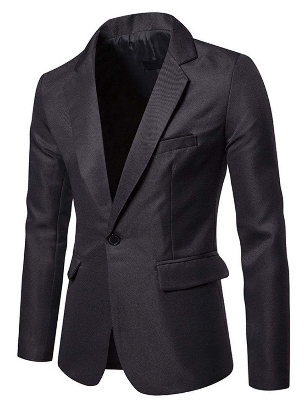 Blazer Fashion De Um Botão Simples E Fino