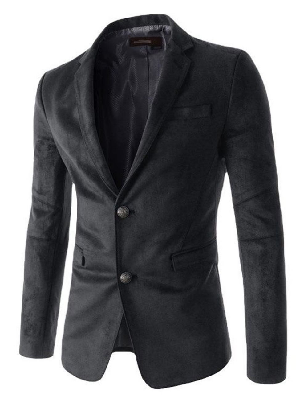 Blazer De Lazer De Bolso Simples E Fino