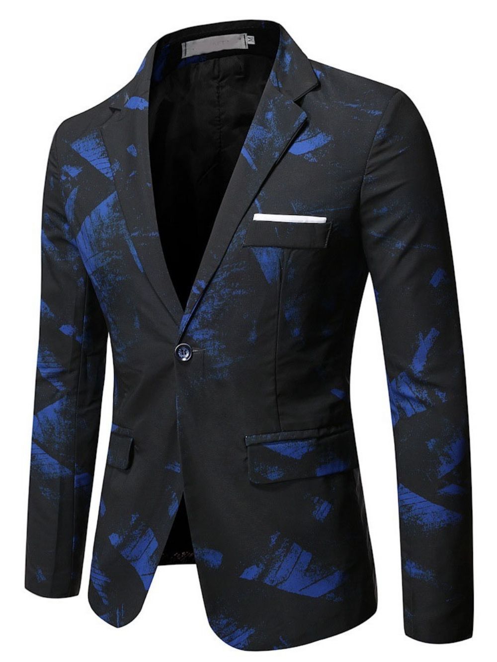 Blazer Masculino De Bolso Formal De Um Botão