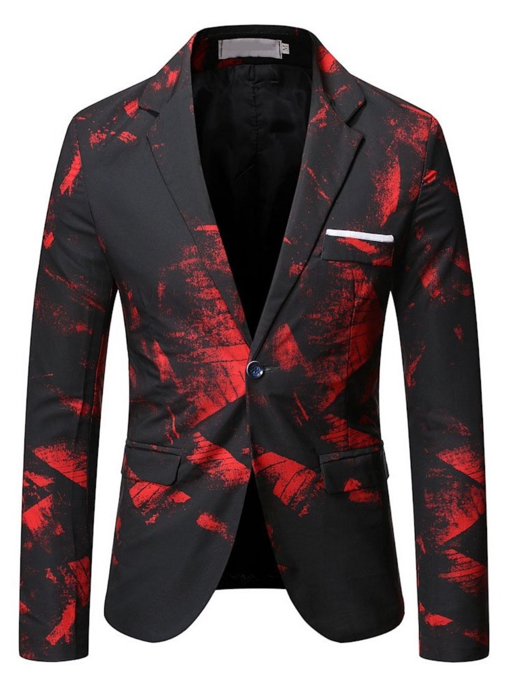 Blazer Masculino De Bolso Formal De Um Botão