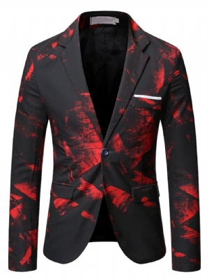 Blazer Masculino De Bolso Formal De Um Botão