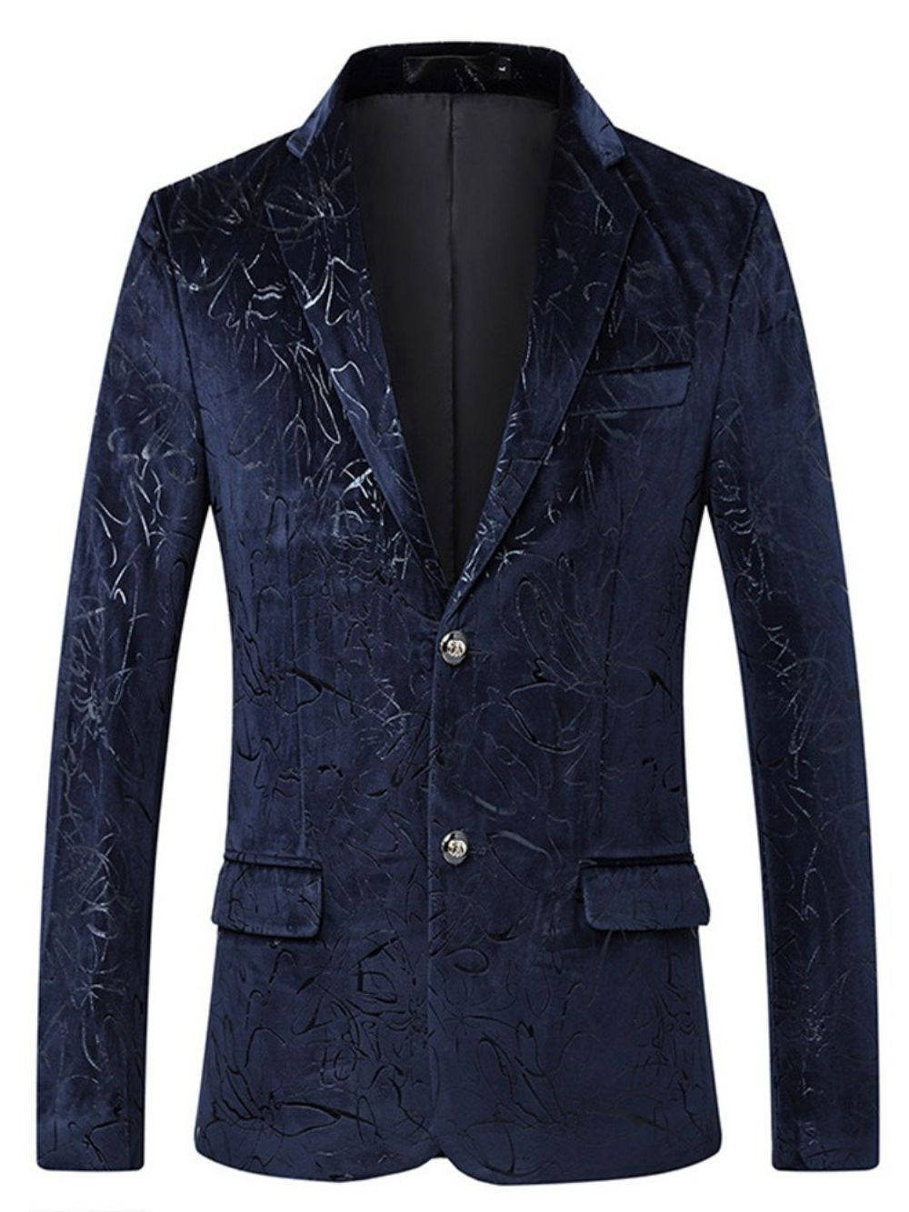 Blazer Masculino Casual Floral Reto