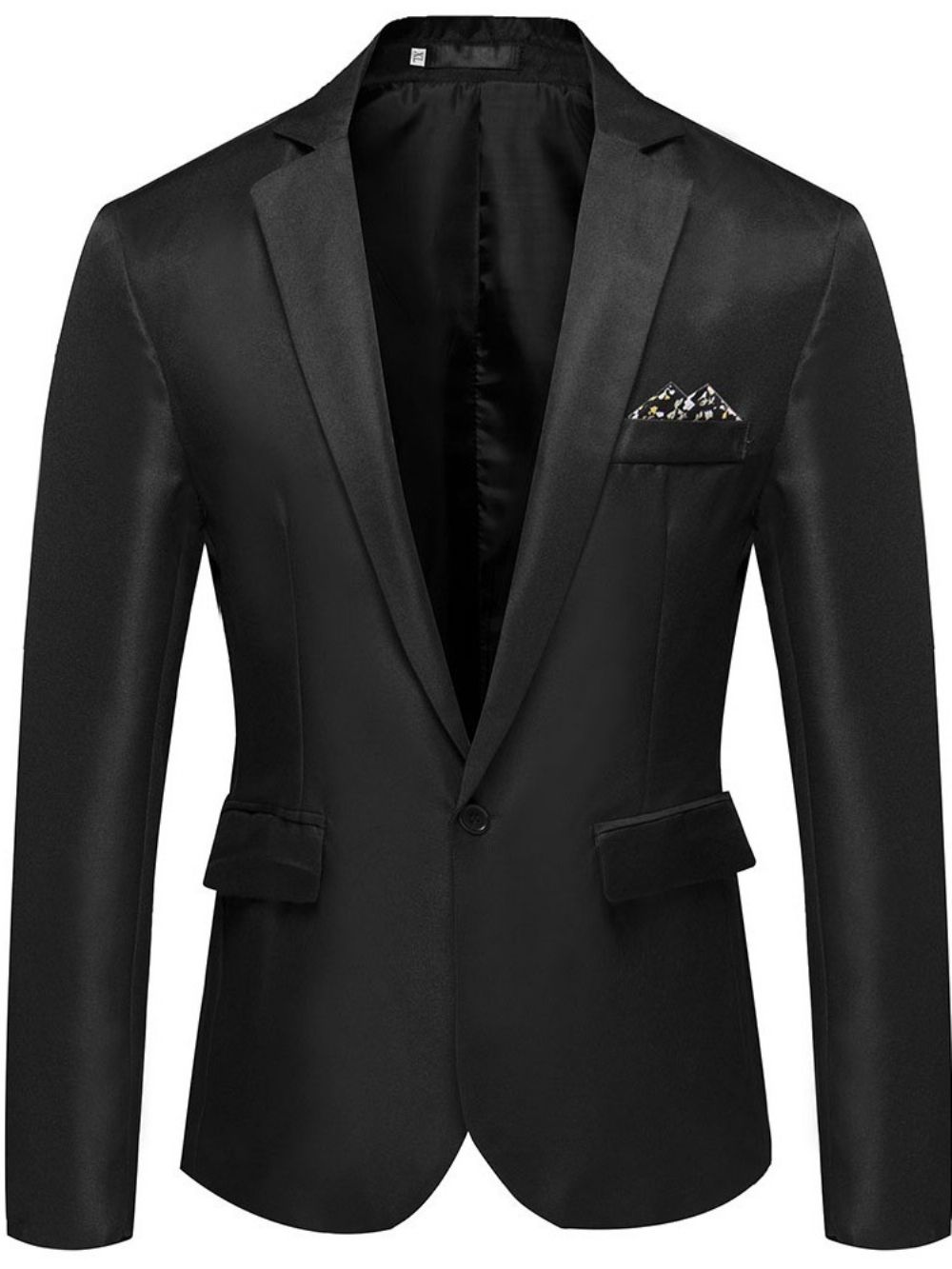 Blazer Masculino De Lapela Com Botão