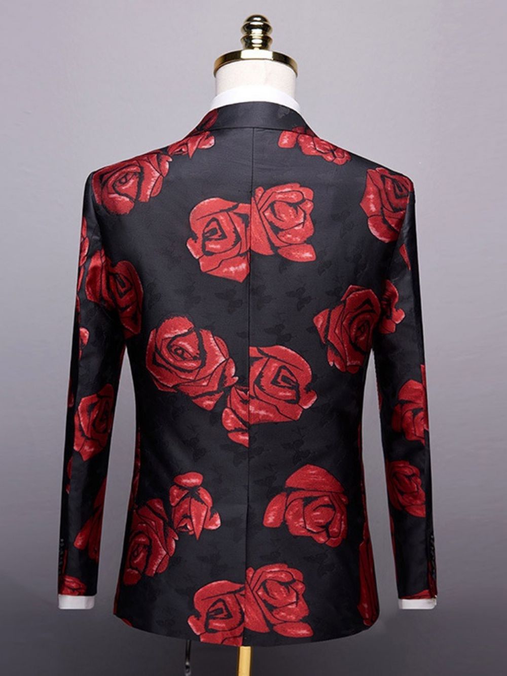 Blazer Masculino De Lazer Com Estampa Slim Floral