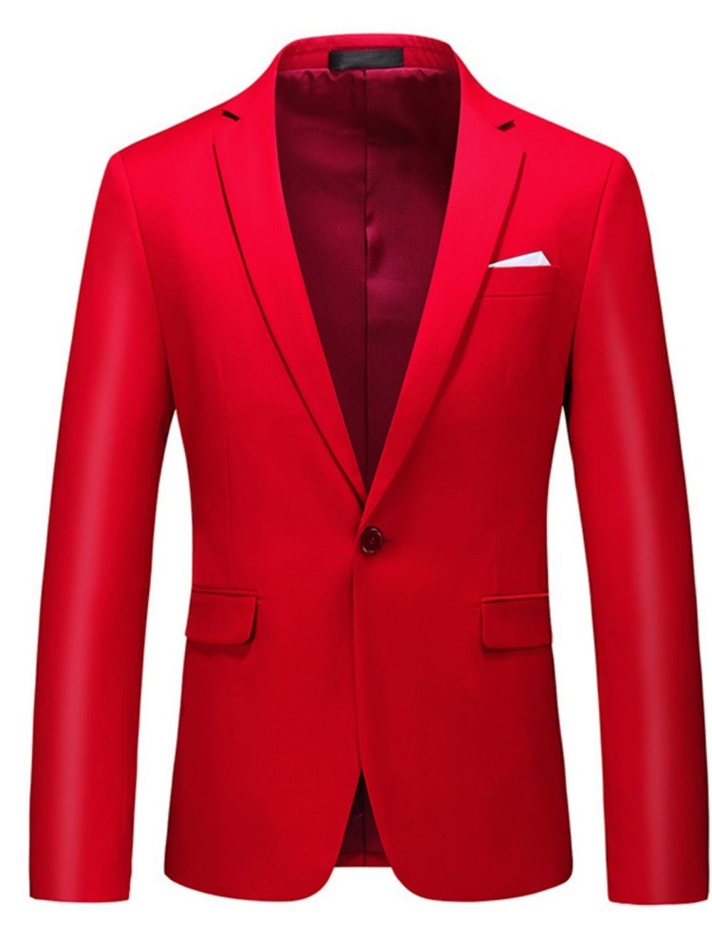 Blazer Masculino Slim One Com Lapela Entalhada